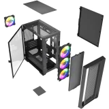 Корпус Powercase ByteFlow Micro Black LE (CAMBFB-A4-LE)