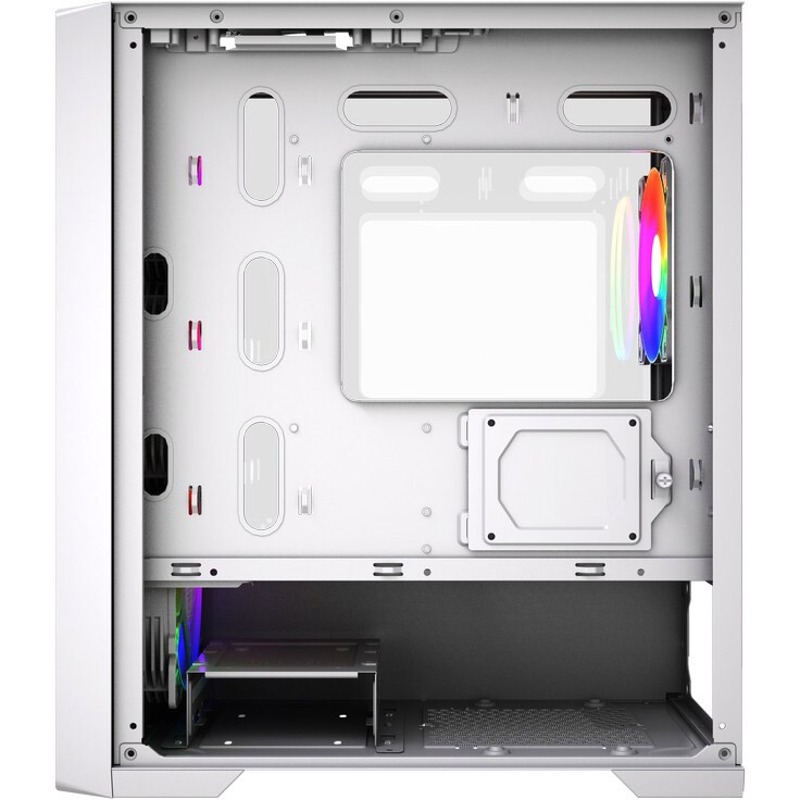 Корпус Powercase ByteFlow Micro White LE - CAMBFW-A4-LE - фото 5