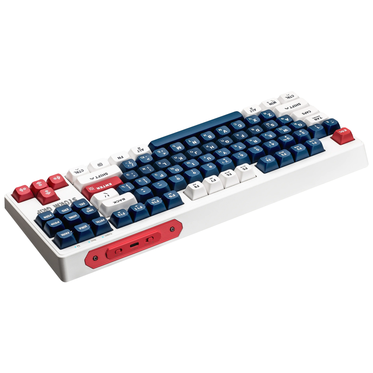 Клавиатура Defender Storm Grip GK-188 White/Blue (45188) - фото 4