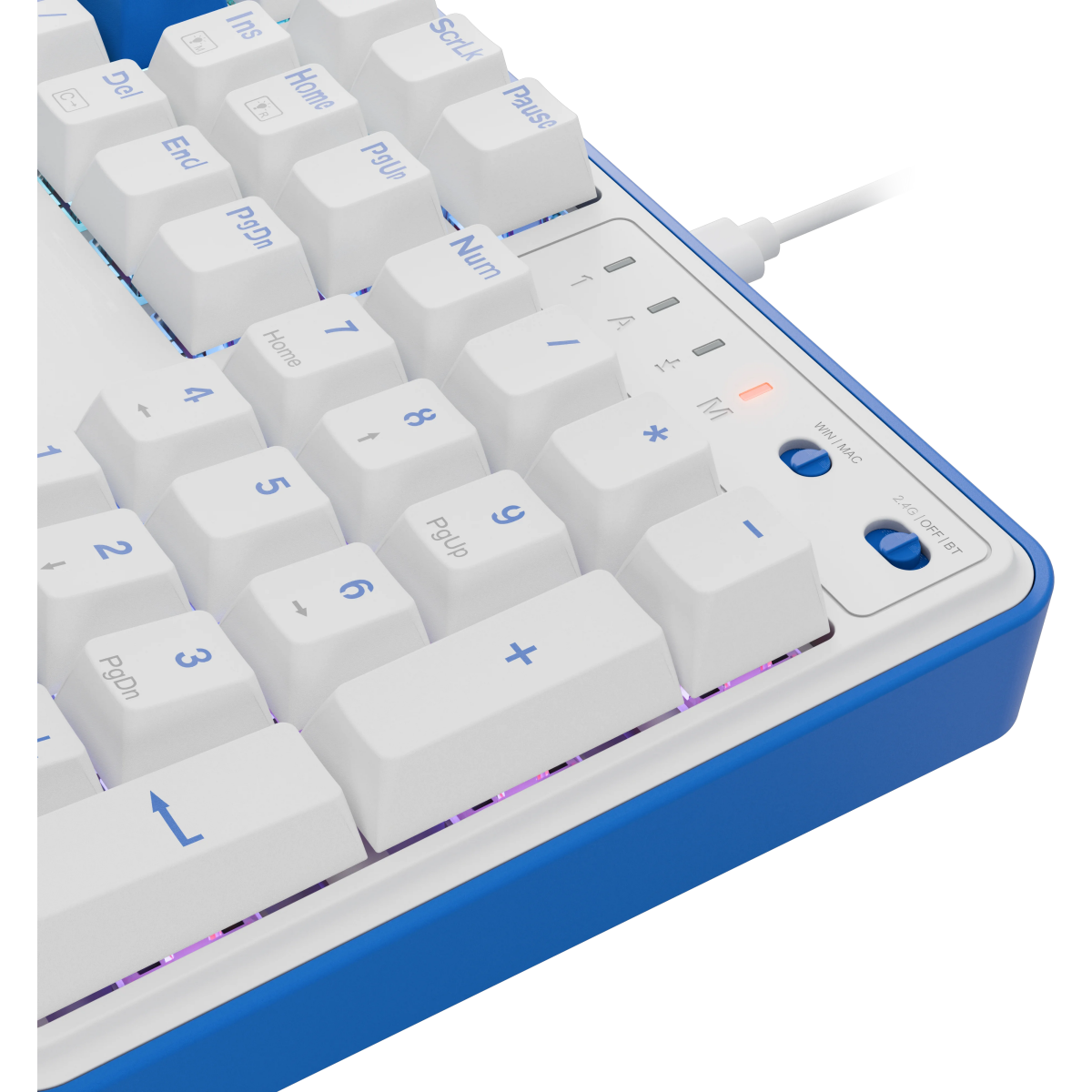 Клавиатура Redragon Faye Pro White/Blue (72257) - фото 6
