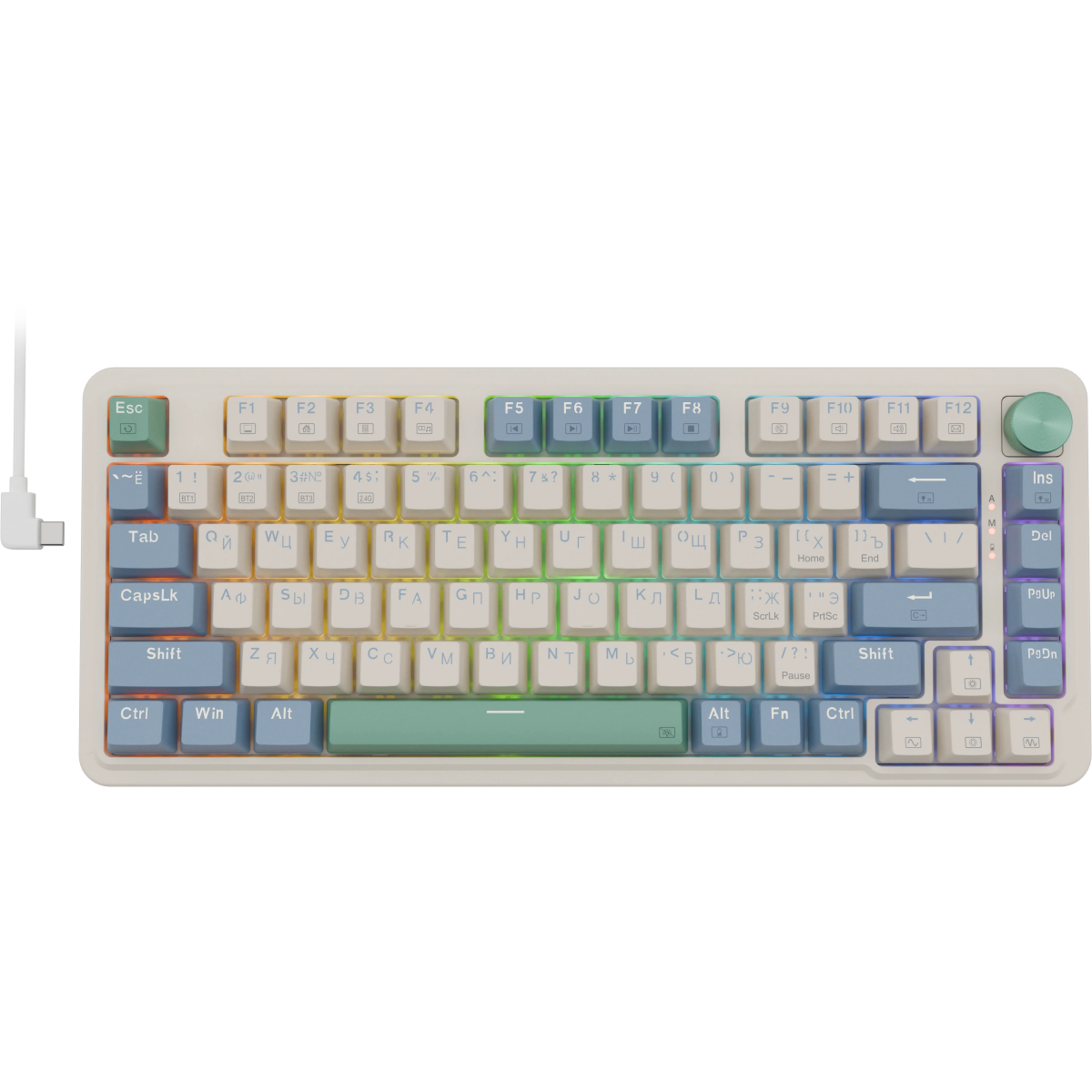 Клавиатура Redragon Ucal Pro Beige/Purple (72087)