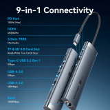 Док-станция Vention 9-in-1 USB-C Docking Station (TGVHB)