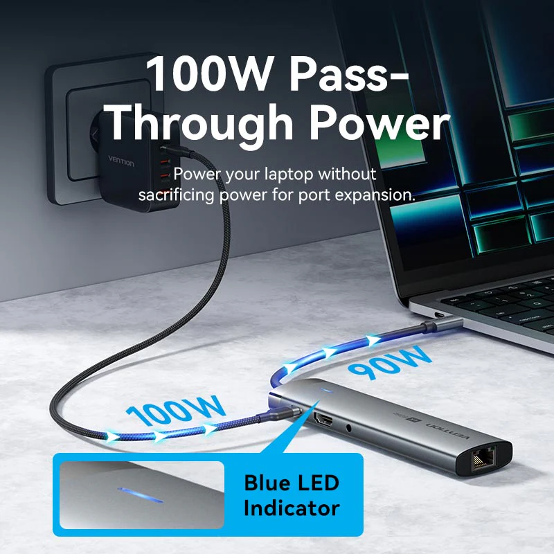 Док-станция Vention 9-in-1 USB-C Docking Station (TGVHB) - фото 8