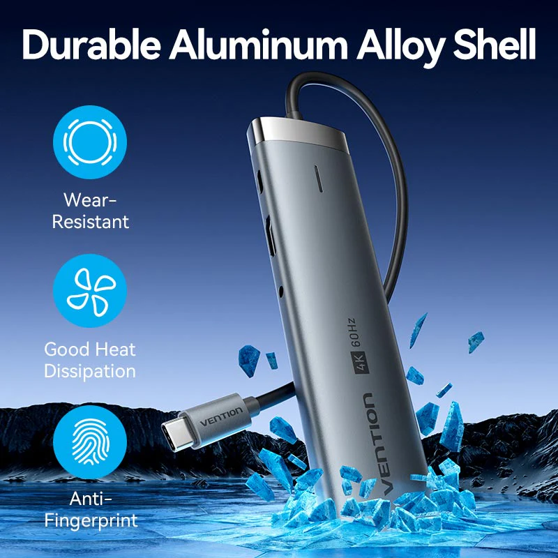 Док-станция Vention 9-in-1 USB-C Docking Station (TGVHB) - фото 10