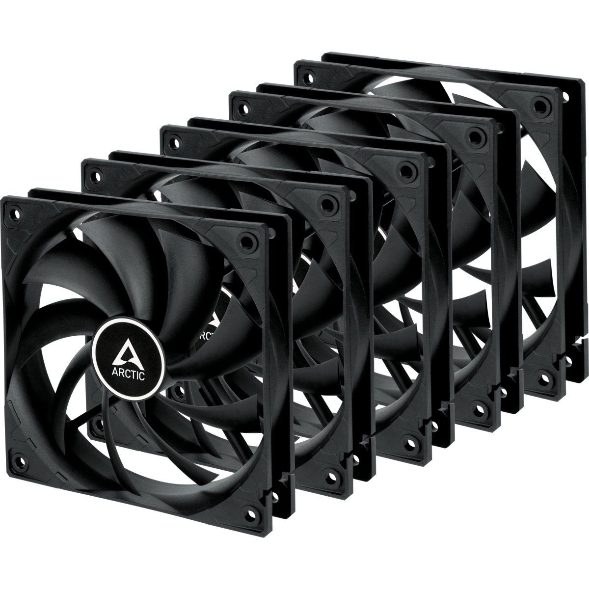 Вентилятор для корпуса Arctic F12 PWM Black (5 шт.)
