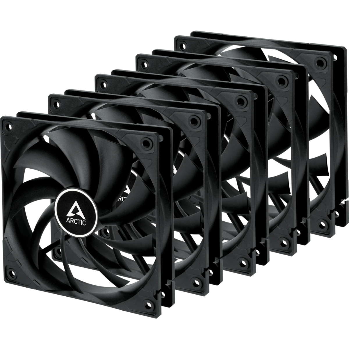 Вентилятор для корпуса Arctic Cooling F12 PWM Black 5 Pack - ACFAN00145A