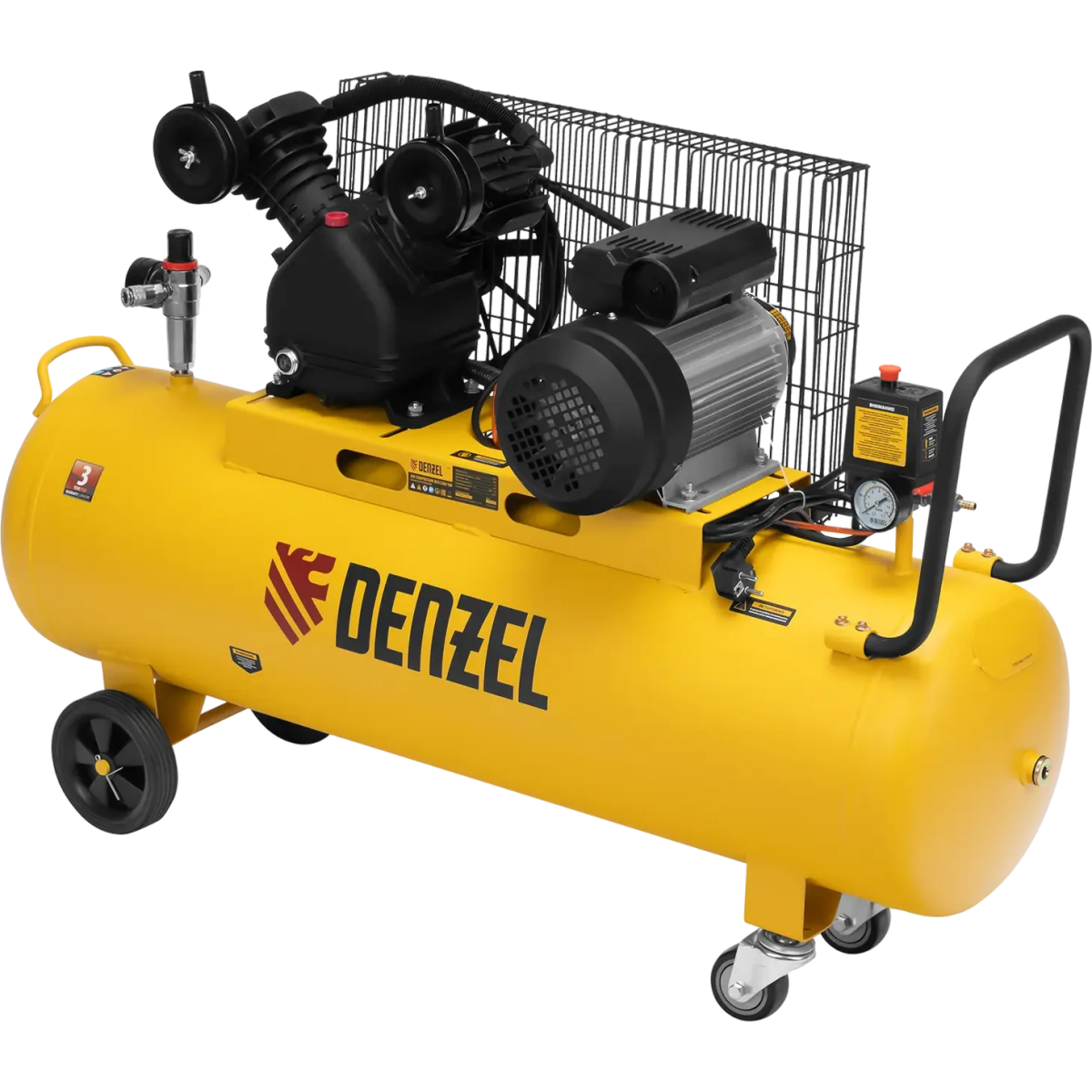 Компрессор Denzel BCV2300/100 - 58111 - фото 2