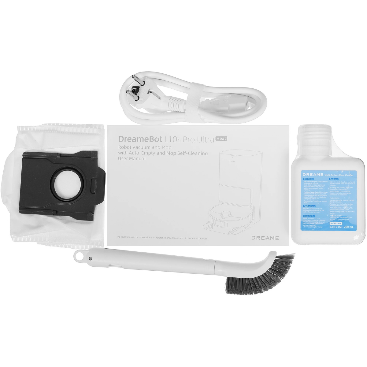 Робот-пылесос Dreame DreameBot L10s Pro Ultra (Heat) White - RLL82CE - фото 9