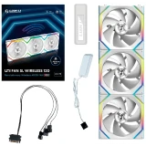 ..... Вентилятор для корпуса Lian Li UNI Fan SL Wireless 120 White (3 шт.) (1270/71/72) повреж. упак (G99.12SL1W3W.R0)