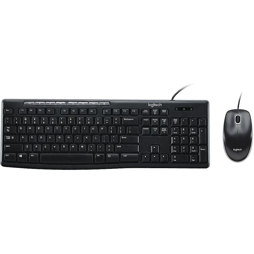 ..... Клавиатура + мышь Logitech Desktop MK200 (920-002694/920-002714) (p0x9) Б/У