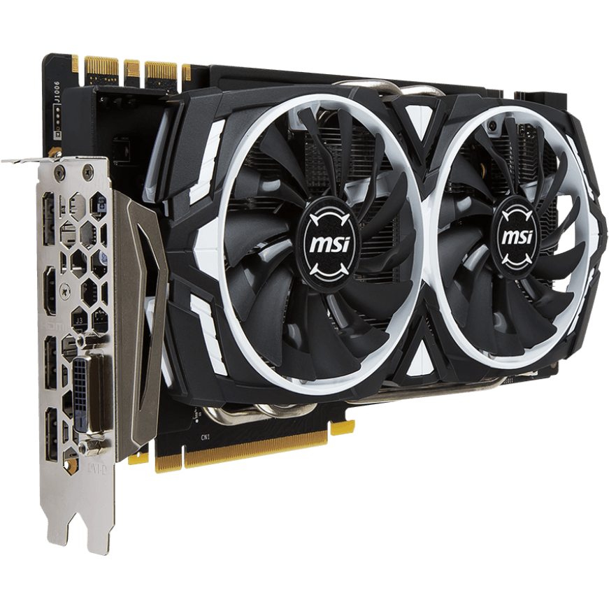 ..... Видеокарта GTX 1070 MSI Armor 2X 8Gb (GTX 1070 ARMOR 8G OC) (1998) Б/У