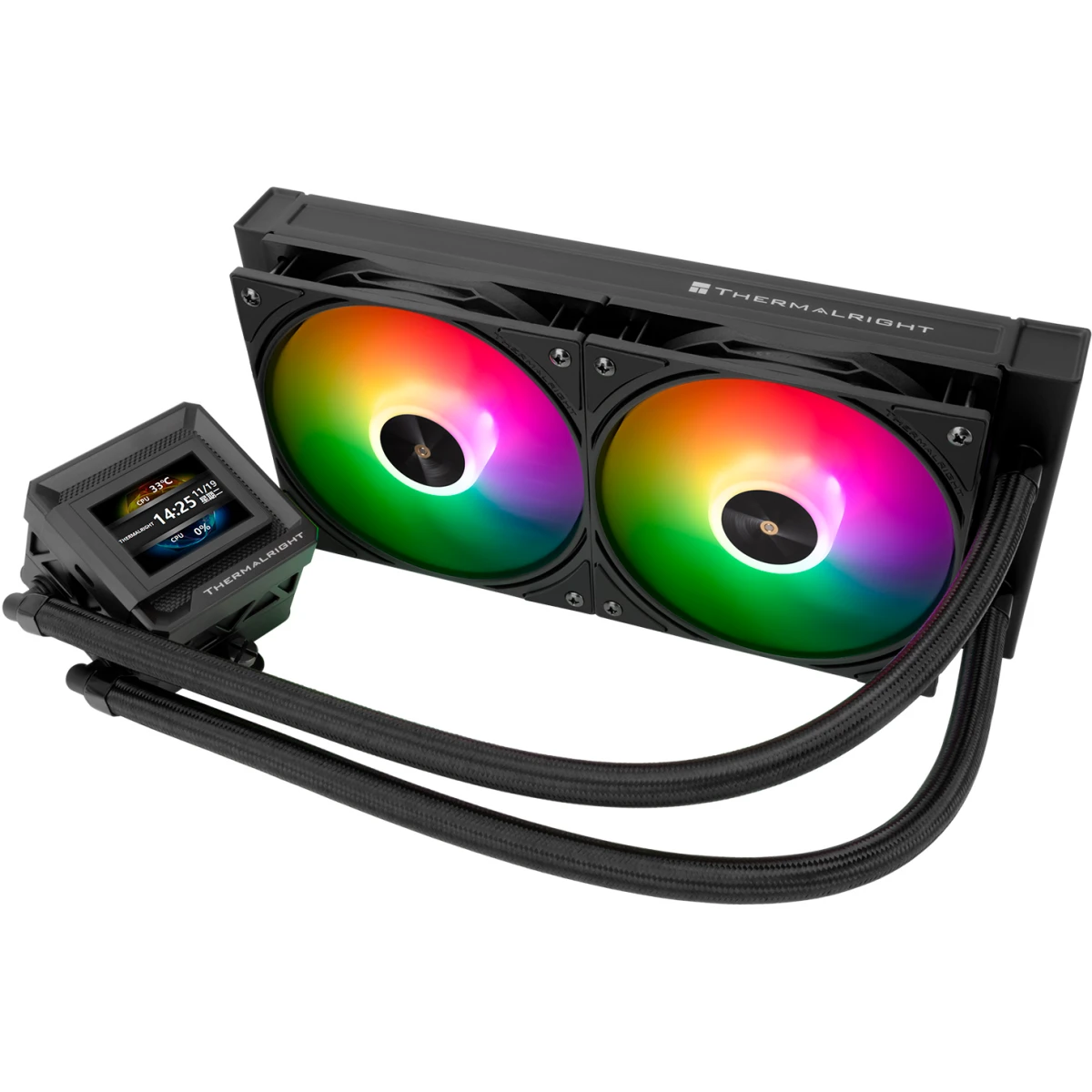 ..... СЖО Thermalright Frozen Warframe SE 240 ARGB Black (0193) повреждена упаковка - F-WFRAME-SE-240-ARGB-BL