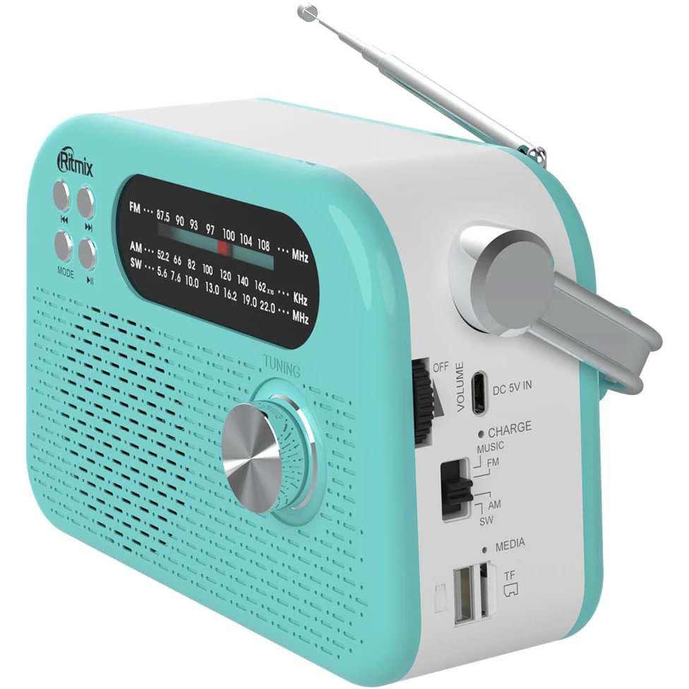 Радиоприёмник Ritmix RPR-045 Azure - фото 2