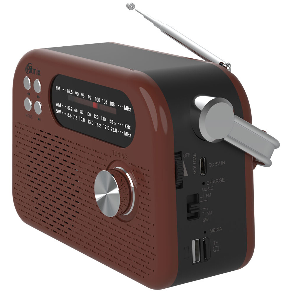 Радиоприёмник Ritmix RPR-045 Chocolate - фото 2
