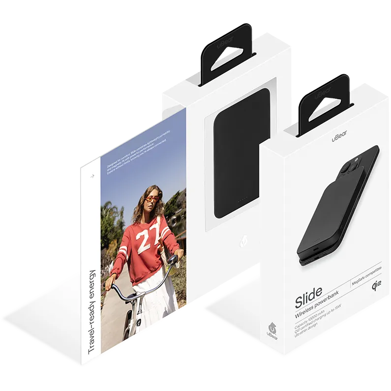 Внешний аккумулятор uBear Slide 10000 Black - PB20BL10000-PDM - фото 6
