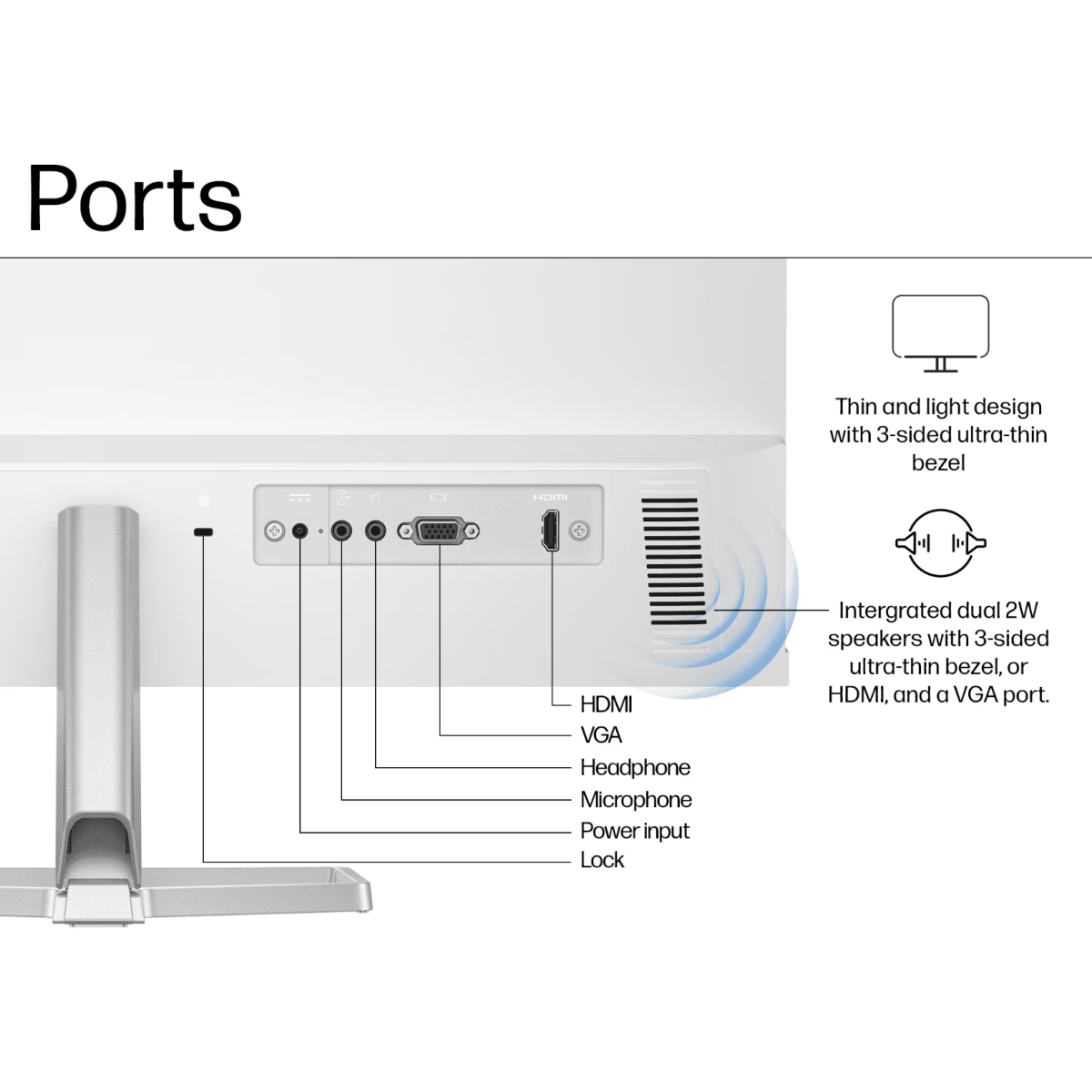 Монитор HP 24" 524sa S5 (94C37AA) - фото 5