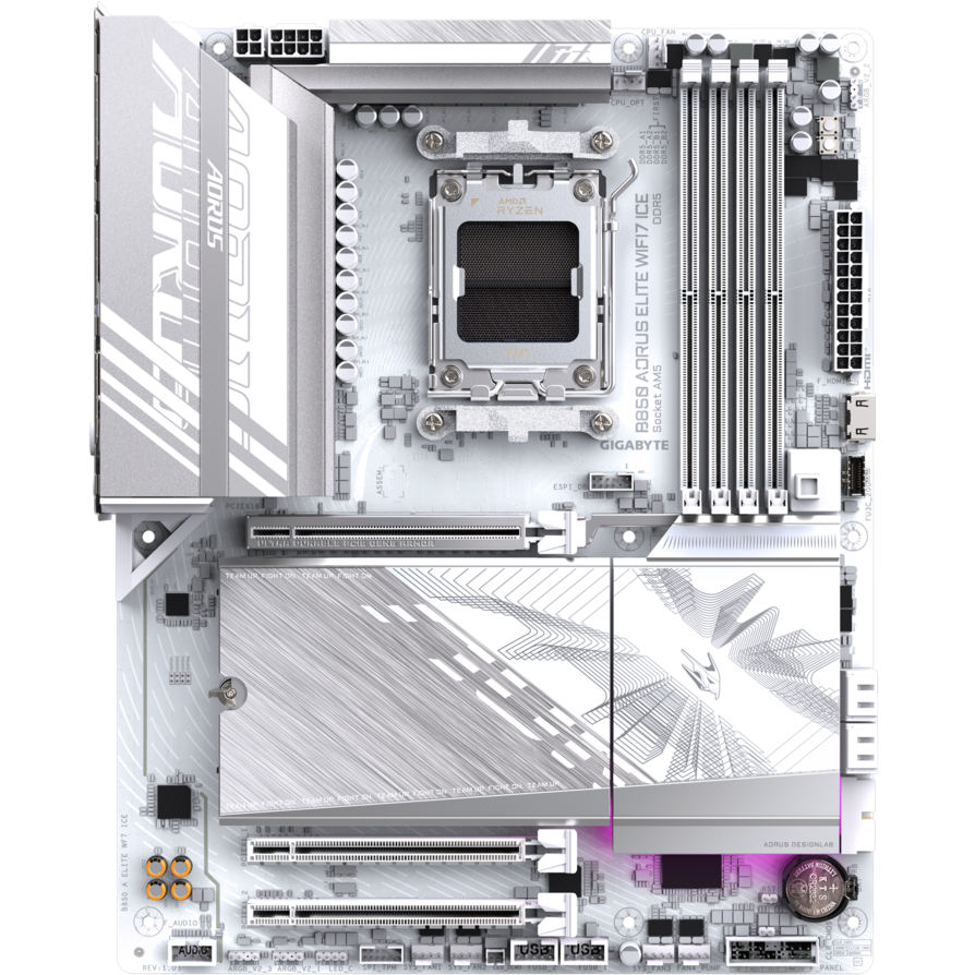 Материнская плата Gigabyte B850 AORUS ELITE WIFI7 ICE (rev. 1.1)