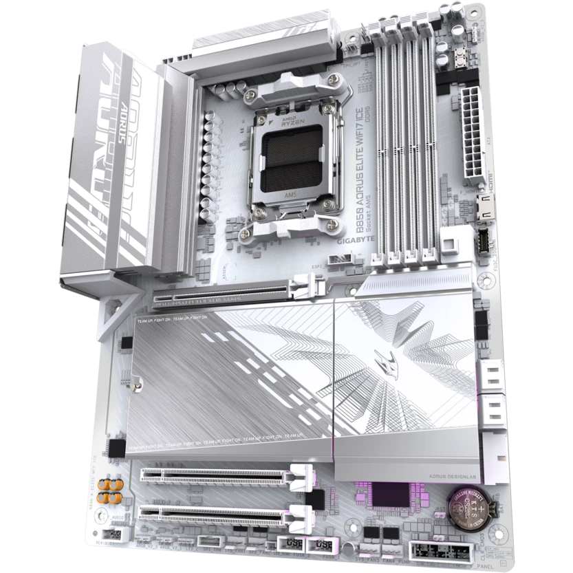 Материнская плата Gigabyte B850 AORUS ELITE WIFI7 ICE (rev. 1.1) - фото 3