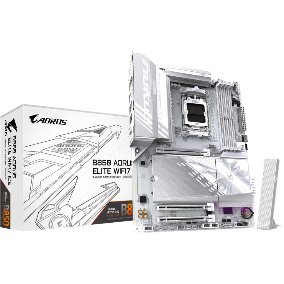 Материнская плата Gigabyte B850 AORUS ELITE WIFI7 ICE (rev. 1.1) - фото 5