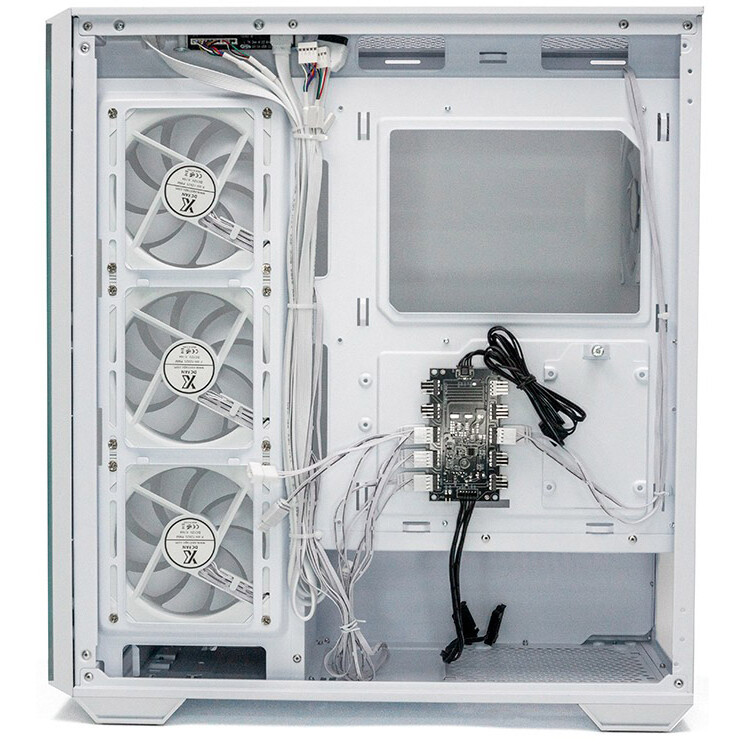 Корпус XASTRA Q600 4ARGB-C10 White - Q600-4FM12A-C10-WH - фото 4