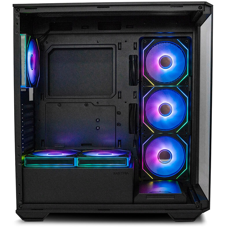 Корпус XASTRA Q600 6ARGB-C10 Black - Q600-6FM12A-C10 - фото 4