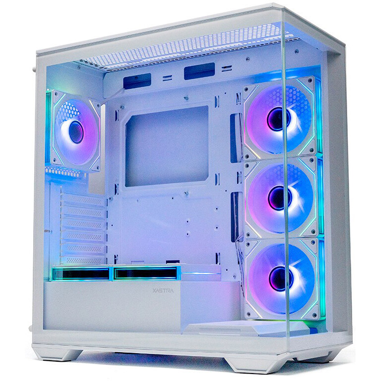 Корпус XASTRA Q600 6ARGB-C10 White - Q600-6FM12A-C10-WH - фото 2