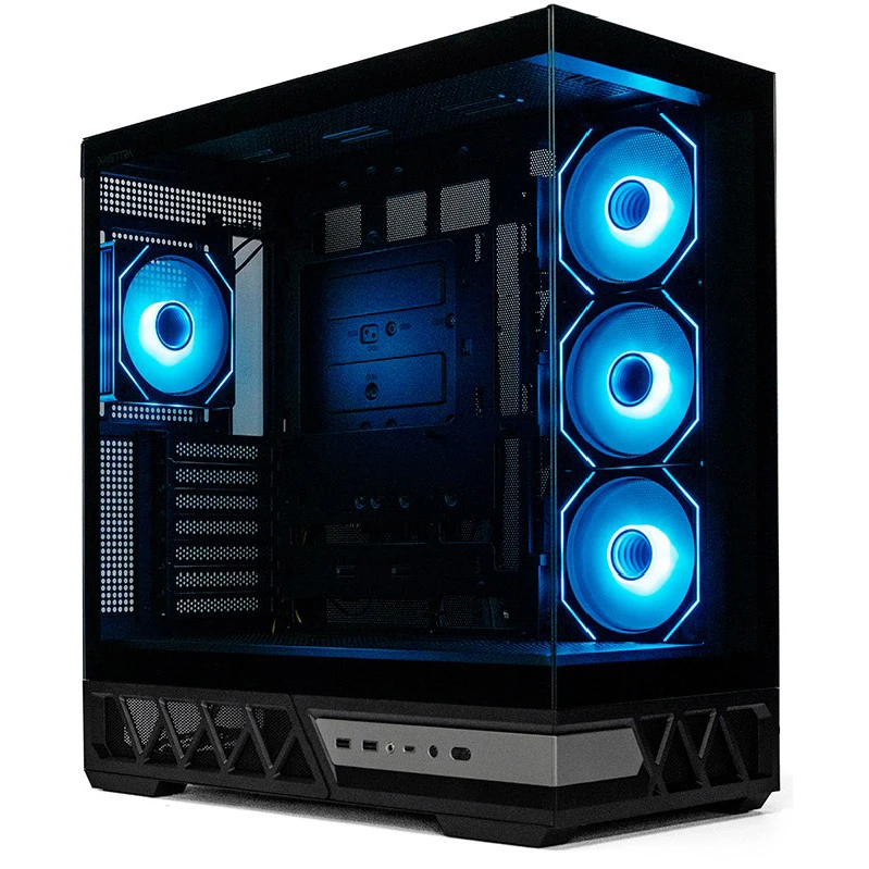 Корпус XASTRA Q700 4ARGB-C10-UC Black - Q700-4FM12A-C10-UC - фото 2