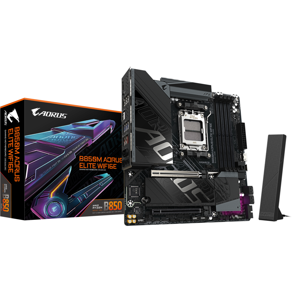 Материнская плата Gigabyte B850M AORUS ELITE WIFI6E (rev. 1.1) - фото 5
