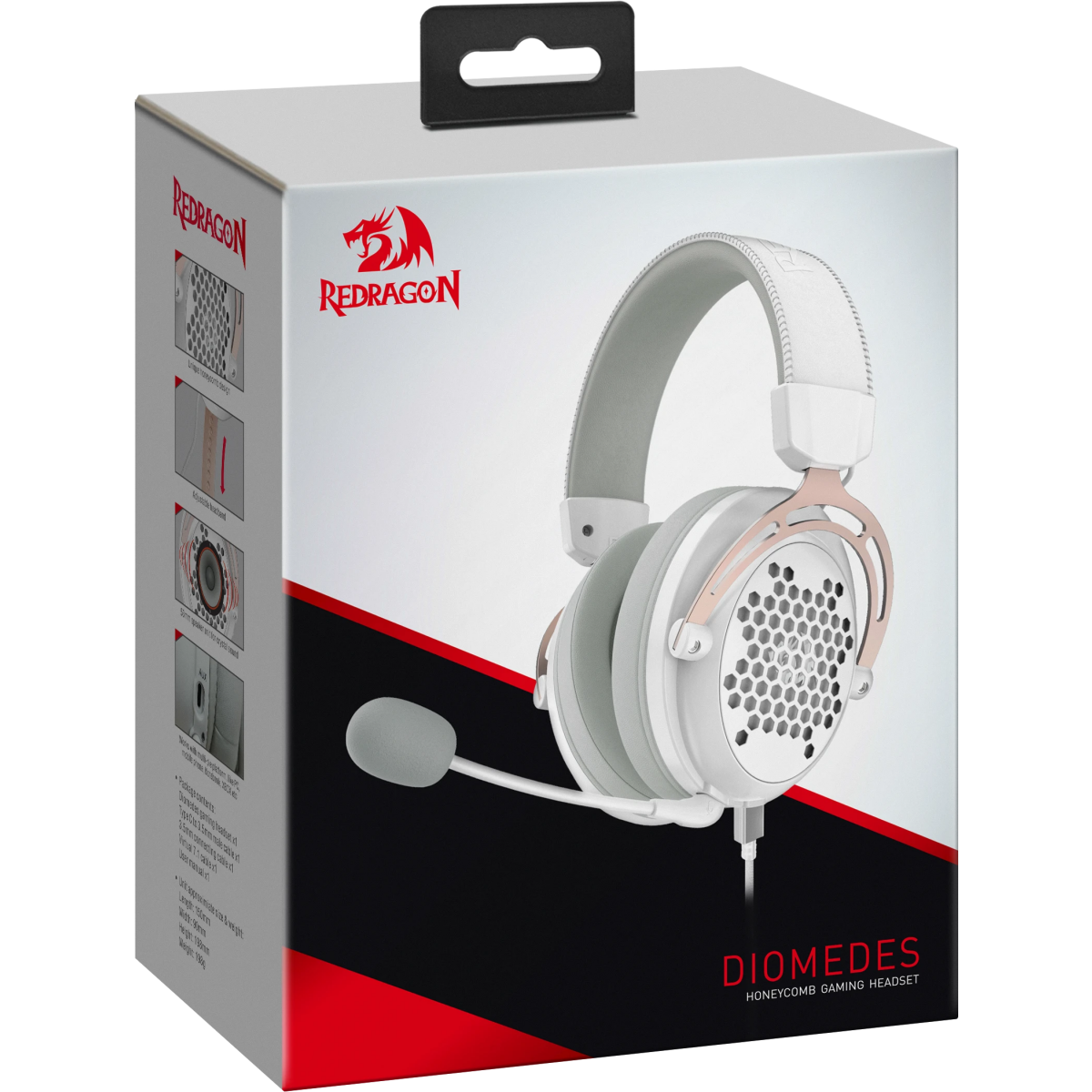 Гарнитура Redragon Diomedes White - 71911 - фото 11