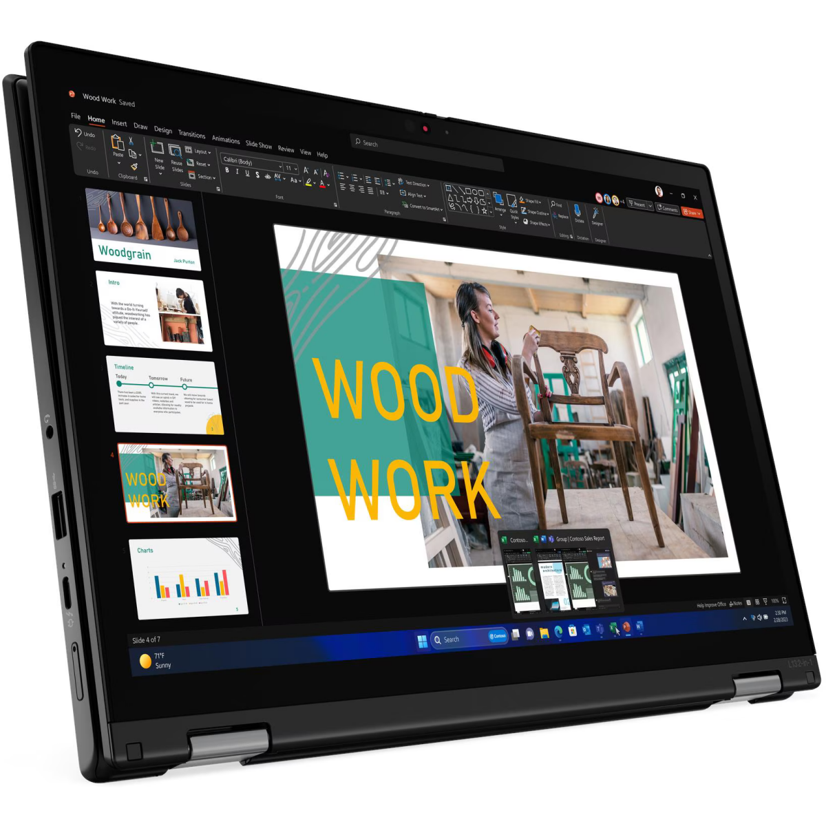 Ноутбук Lenovo ThinkPad L13 2-in-1 Gen 5 (Intel) (21LNA02JCD-Win11P)