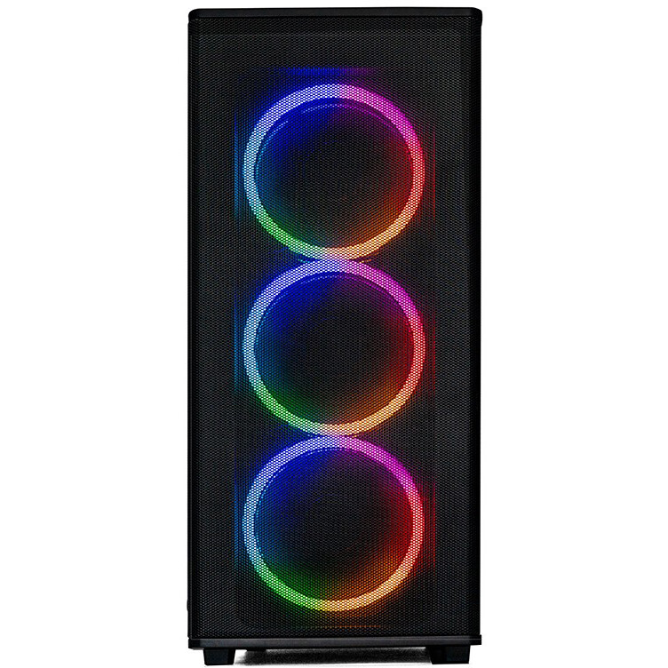 Корпус XASTRA A300 4FRGB Black - A300-4FR12F - фото 2