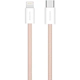 Кабель USB Type-C - Lightning, 1м, SOLOVE DW6 Pink