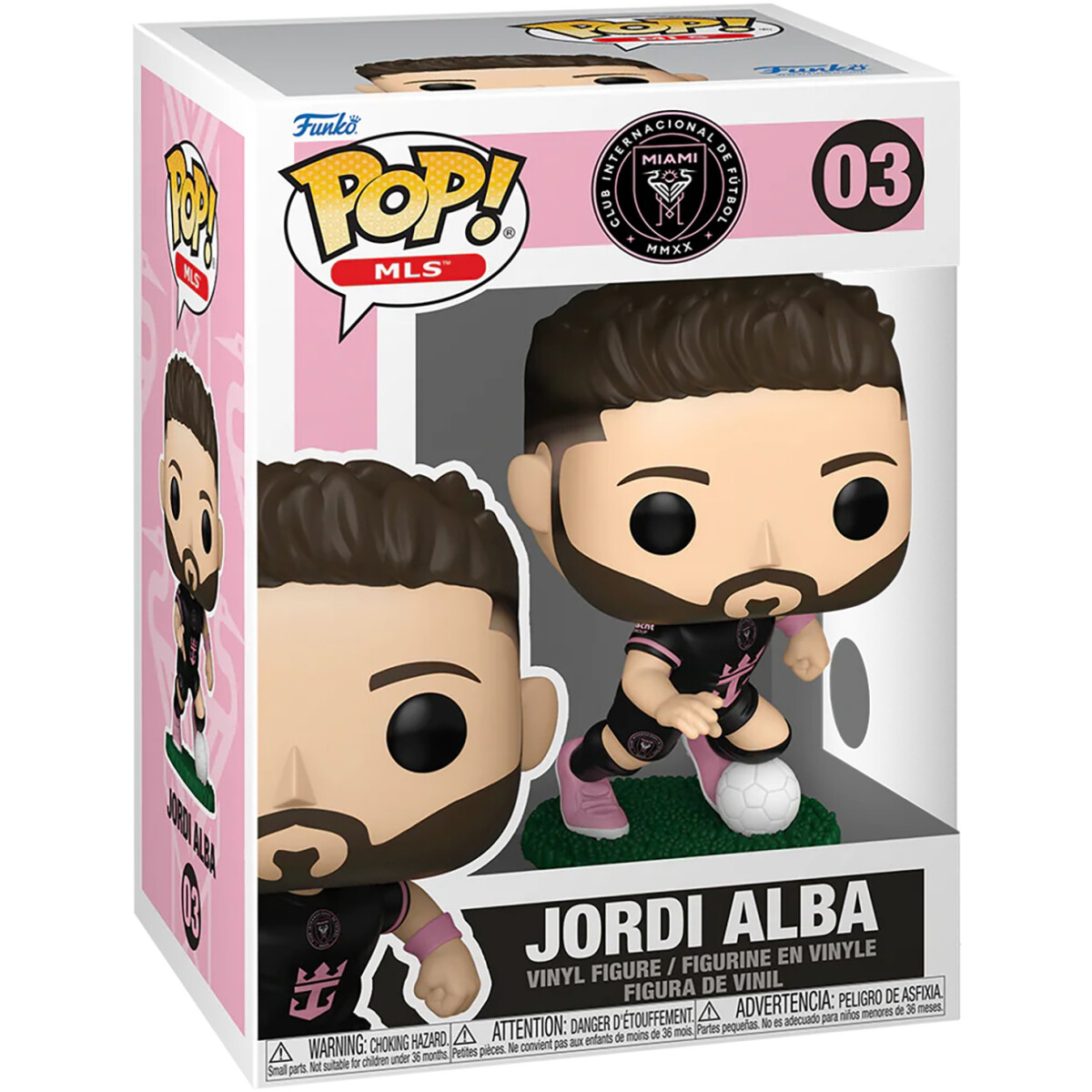 Фигурка Funko POP! MLS Inter Miami Jordi Alba - 88616 - фото 2