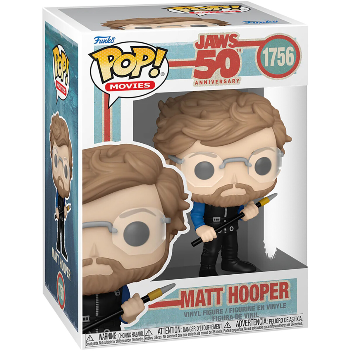 Фигурка Funko POP! Movies Jaws 50th Matt Hooper - 84366 - фото 2