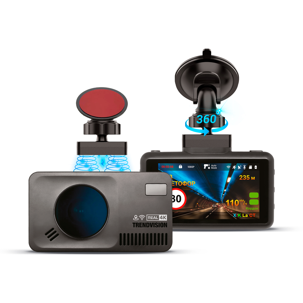 Автомобильный видеорегистратор TrendVision DriveCam Real 4K Signature LNA