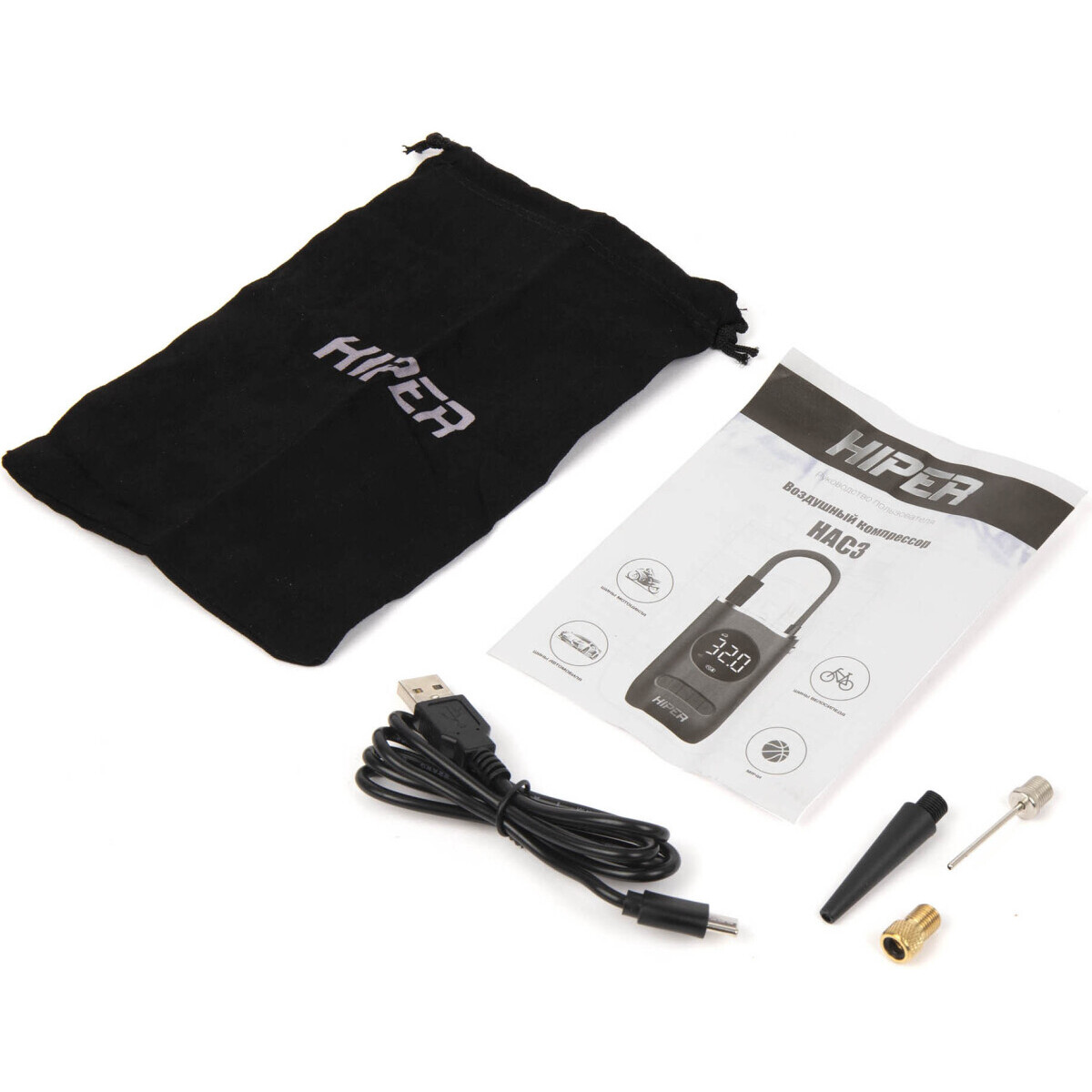 Автомобильный компрессор HIPER HAC3 - фото 8