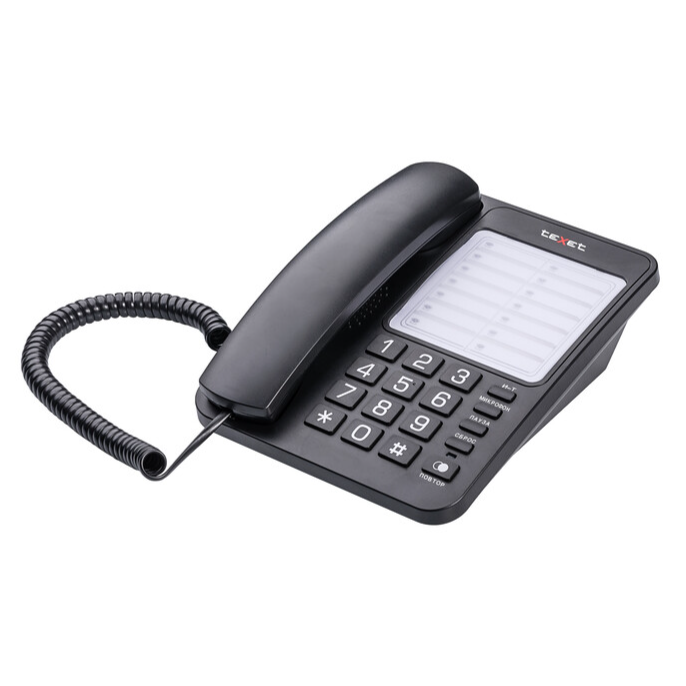 Проводной телефон Texet TX-234 Black - фото 4