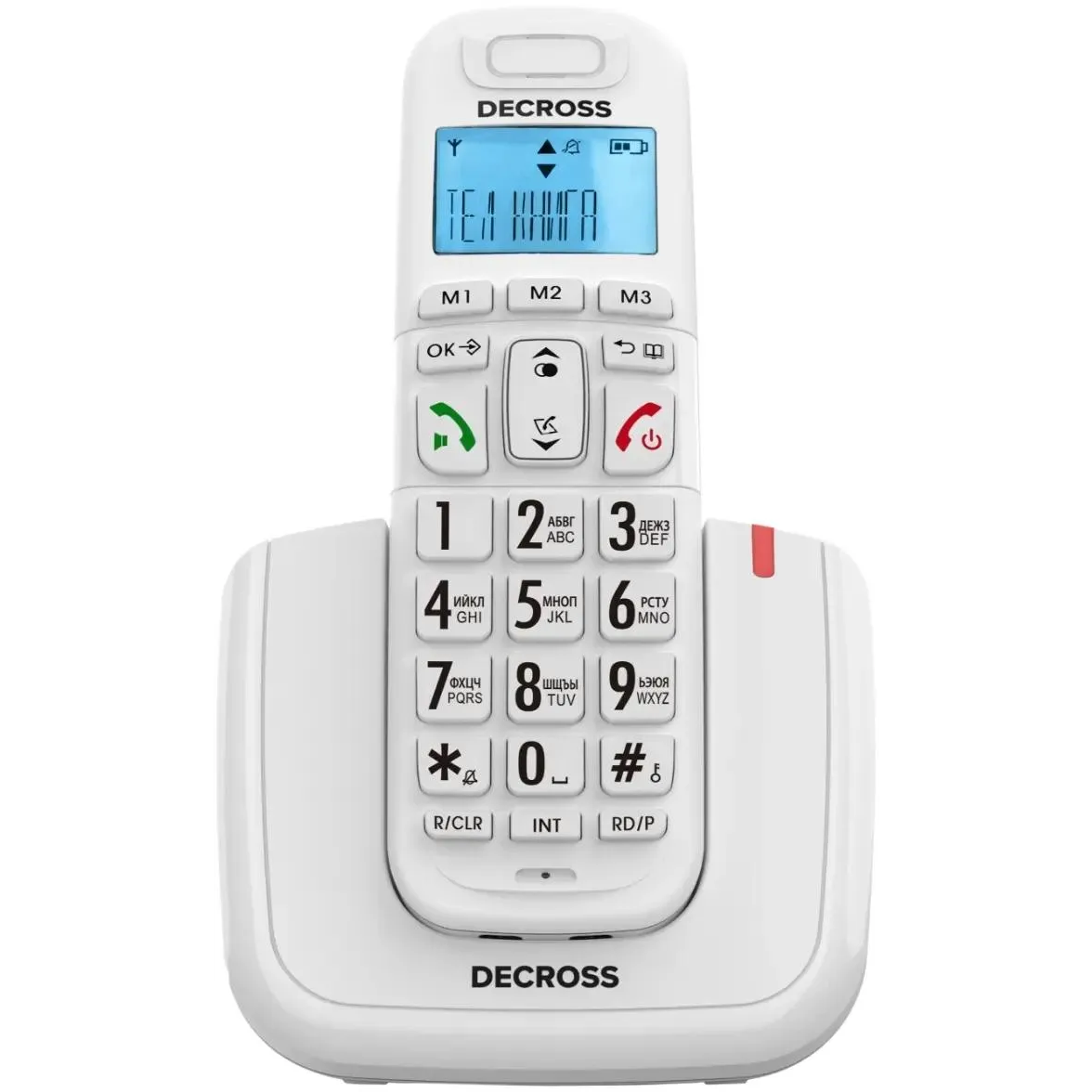Радиотелефон Decross DC1014 White - DC1014W00000000