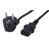 Кабель питания Schuko - C13, 1.8м, Гарнизон GPC-186-0.5-1.8M