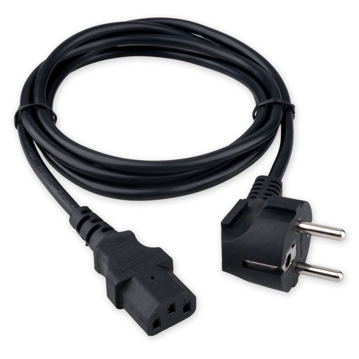 Кабель питания Schuko - C13, 1.8м, Гарнизон GPC-186-0.5-1.8M - фото 2