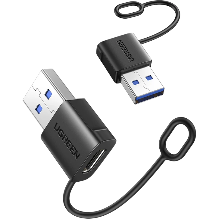 Переходник USB A (M) - USB Type-C (F), UGREEN LS502 - 65332