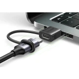 Переходник USB A (M) - USB Type-C (F), UGREEN LS502 (65332)