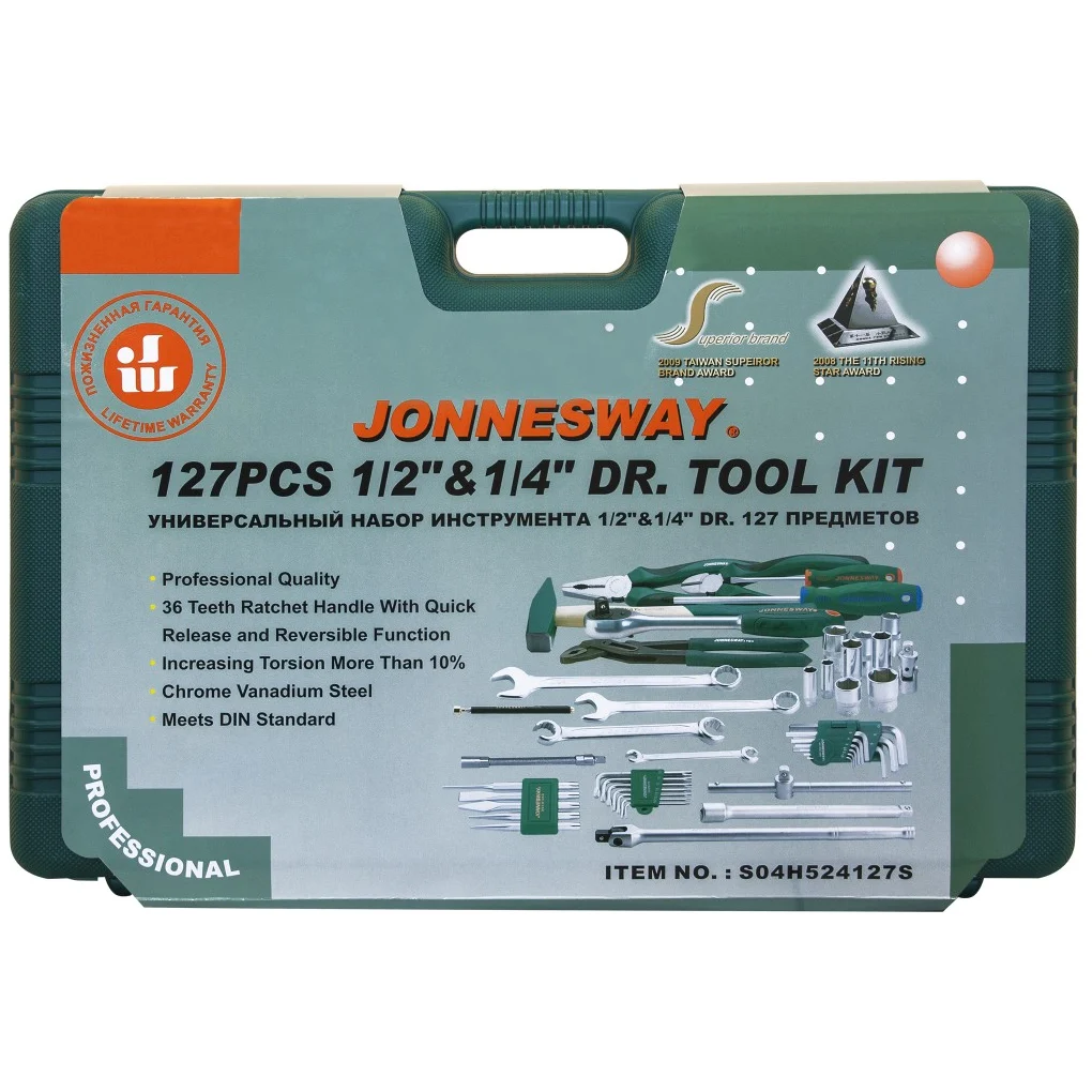 Набор инструментов Jonnesway S04H524127S - фото 5