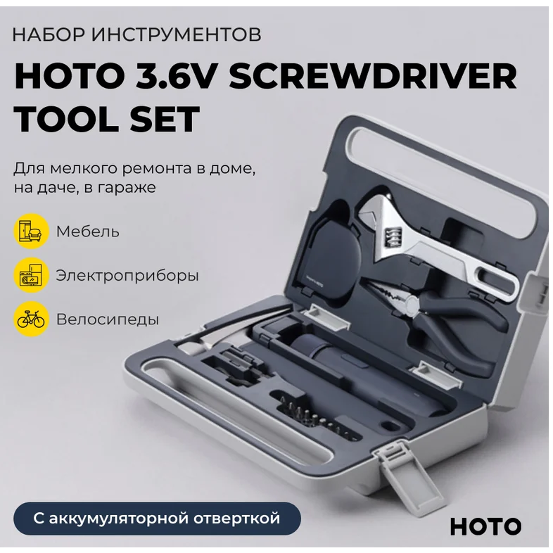 Набор инструментов HOTO HTT0020GL - фото 2