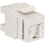 Вставка RJ-45 Lanmaster LAN-OK45U6/180R-WH