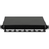 Оптический кросс NIKOMAX NMF-RP24FC-SH-P-1U-BK