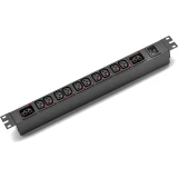 Блок розеток SMARTWATT 1U-B-1P16A-SMB-10C13-2C39-UL-2M-IEC320