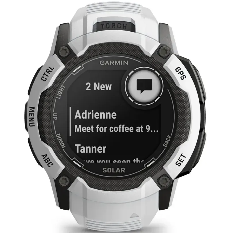 Умные часы Garmin Instinct 2X Solar White - 010-02805-04 - фото 6