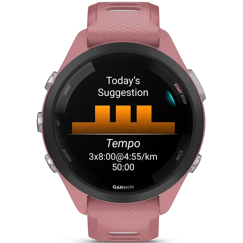 Умные часы Garmin Forerunner 265S 42mm Black/Pink - 010-02810-15 - фото 2