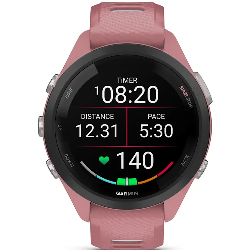 Умные часы Garmin Forerunner 265S 42mm Black/Pink - 010-02810-15 - фото 4
